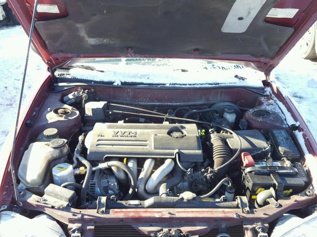 1Y1SK52882Z400823 - 2002 CHEVROLET GEO PRIZM 栗色 照片 7