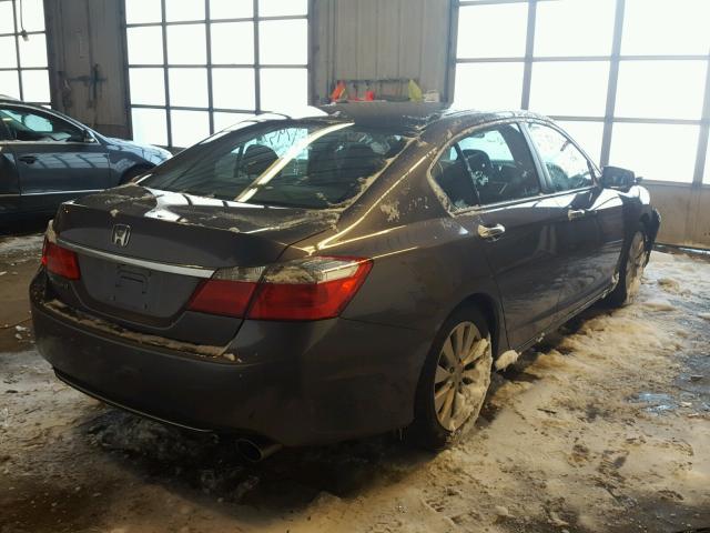 1HGCR2E76EX112115 - 2014 HONDA ACCORD EX GRAY photo 4