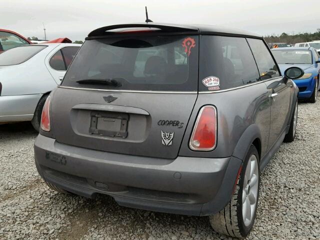 WMWRE33465TD95140 - 2005 MINI COOPER S GRAY photo 4