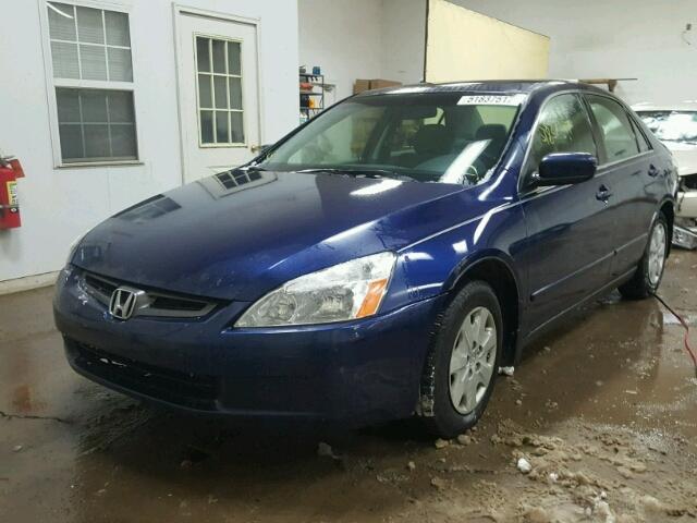 JHMCM56323C011664 - 2003 HONDA ACCORD LX BLUE photo 2