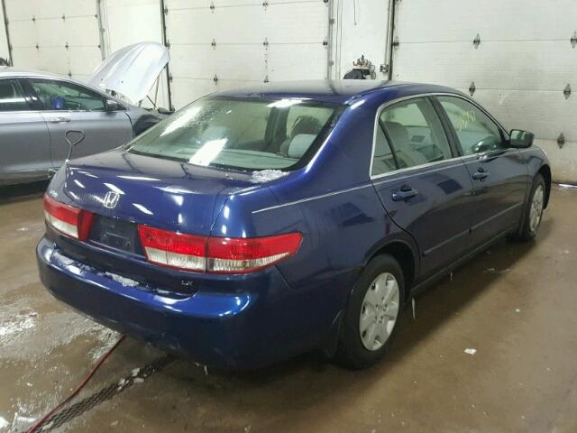 JHMCM56323C011664 - 2003 HONDA ACCORD LX BLUE photo 4