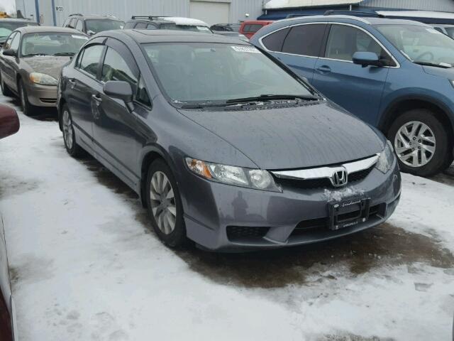 19XFA1F94BE002752 - 2011 HONDA CIVIC EXL GRAY photo 1