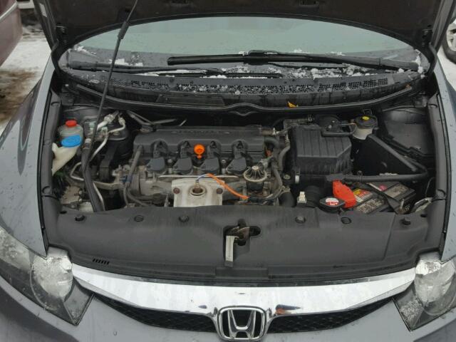 19XFA1F94BE002752 - 2011 HONDA CIVIC EXL GRAY photo 7