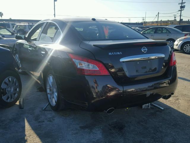 1N4AA5AP5BC841071 - 2011 NISSAN MAXIMA S MAROON photo 3