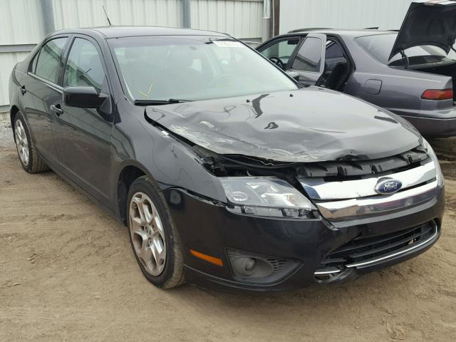 3FAHP0HA3BR333359 - 2011 FORD FUSION SE BLACK photo 1