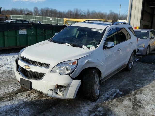 2GNFLHEK7E6186510 - 2014 CHEVROLET EQUINOX LT WHITE photo 2