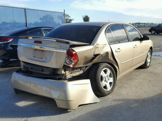 1G1ZU54834F234587 - 2004 CHEVROLET MALIBU LT GOLD photo 4