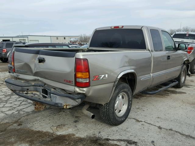 2GTEK19T021362078 - 2002 GMC NEW SIERRA TAN photo 4