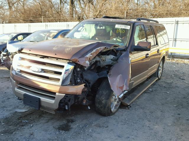 1FMJK1J52BEF03870 - 2011 FORD EXPEDITION BROWN photo 2