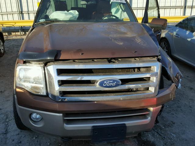 1FMJK1J52BEF03870 - 2011 FORD EXPEDITION BROWN photo 7