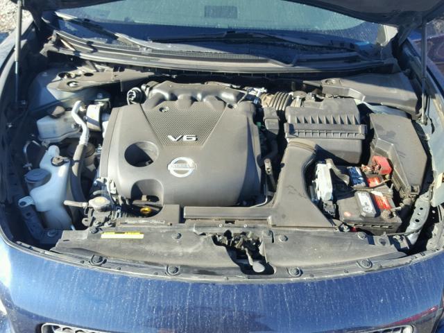 1N4AA51E19C861097 - 2009 NISSAN MAXIMA S BLUE photo 7