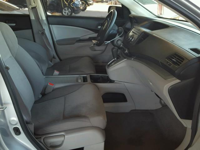 2HKRM3H37DH507594 - 2013 HONDA CR-V LX SILVER photo 5