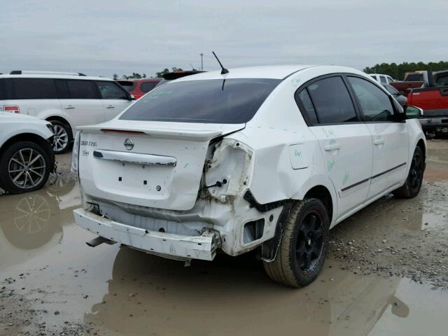 3N1AB6APXBL628766 - 2011 NISSAN SENTRA 2.0 WHITE photo 4