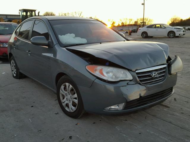 KMHDU4ADXAU912266 - 2010 HYUNDAI ELANTRA BL GRAY photo 1