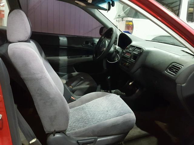 1HGEJ8148WL025028 - 1998 HONDA CIVIC EX RED photo 5