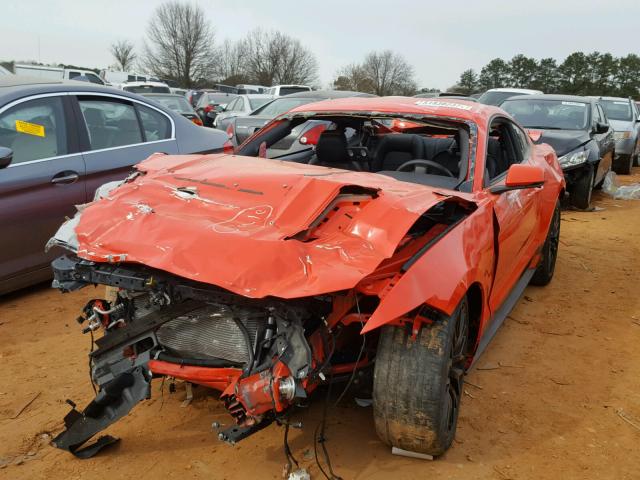 1FA6P8CFXF5324868 - 2015 FORD MUSTANG GT ORANGE photo 2