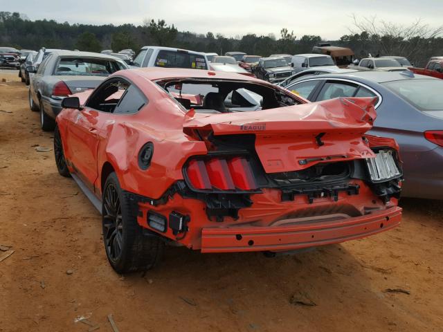 1FA6P8CFXF5324868 - 2015 FORD MUSTANG GT ORANGE photo 3