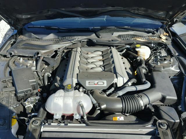 1FA6P8CF8G5335336 - 2016 FORD MUSTANG GT GRAY photo 7