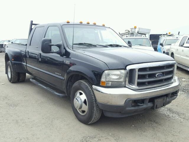 1FTWW32F42EA75592 - 2002 FORD F350 SUPER BLACK photo 1