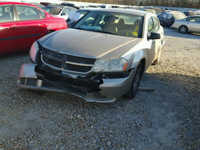 1B3LC46B39N519937 - 2009 DODGE AVENGER SE TAN photo 2