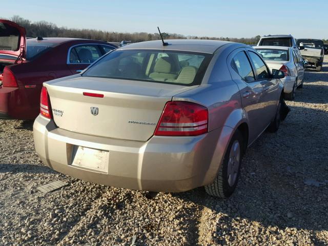 1B3LC46B39N519937 - 2009 DODGE AVENGER SE TAN photo 4