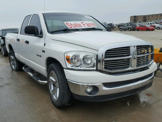 1D7HA18288S637459 - 2008 DODGE RAM 1500 S WHITE photo 1