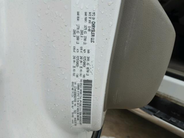 1D7HA18288S637459 - 2008 DODGE RAM 1500 S WHITE photo 10