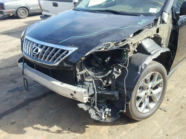 2T2HK31U49C110550 - 2009 LEXUS RX 350 BLACK photo 9