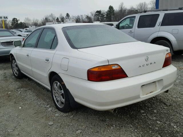 19UUA56711A000750 - 2001 ACURA 3.2TL WHITE photo 3