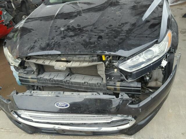 3FA6P0HR6DR362337 - 2013 FORD FUSION SE BLACK photo 9