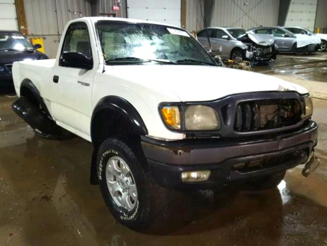 5TEPM62N34Z461343 - 2004 TOYOTA TACOMA WHITE photo 1