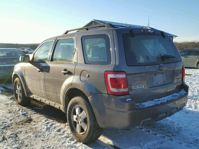 1FMCU92759KA93224 - 2009 FORD ESCAPE XLS GRAY photo 3