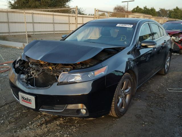 19UUA8F70CA024560 - 2012 ACURA TL BLACK photo 2