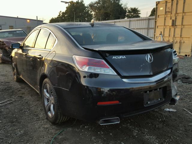 19UUA8F70CA024560 - 2012 ACURA TL BLACK photo 3