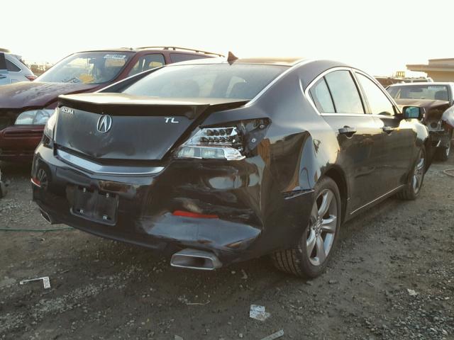 19UUA8F70CA024560 - 2012 ACURA TL BLACK photo 4