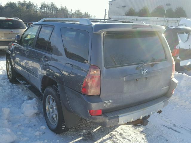 JTEBT14R440031140 - 2004 TOYOTA 4RUNNER SR GRAY photo 3