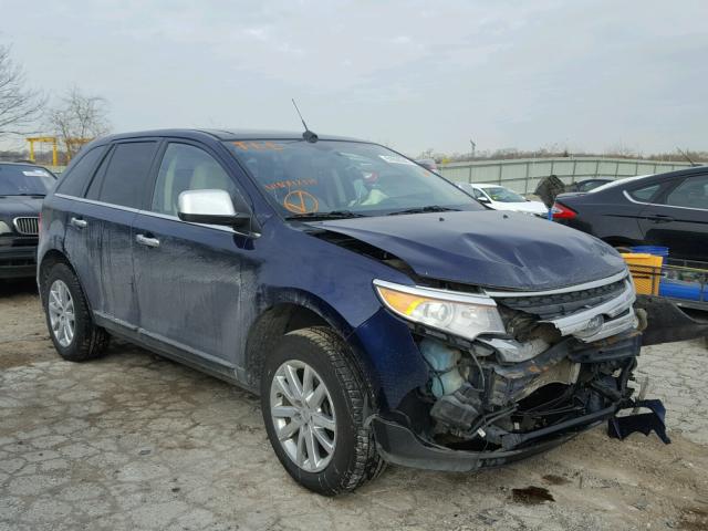 2FMDK4KC2BBA12335 - 2011 FORD EDGE LIMIT BLUE photo 1