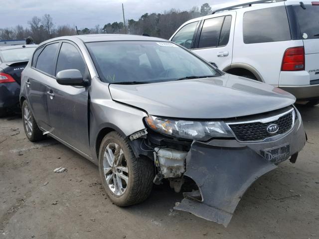 KNAFU5A21B5380836 - 2011 KIA FORTE EX GRAY photo 1