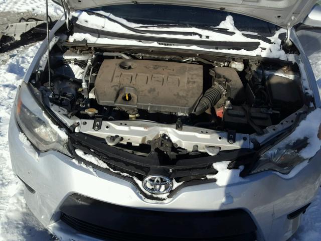 5YFBURHE5EP139331 - 2014 TOYOTA COROLLA L SILVER photo 7