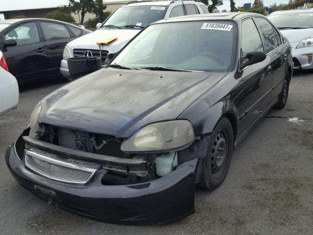 1HGEJ8649XL005249 - 1999 HONDA CIVIC EX BLACK photo 2