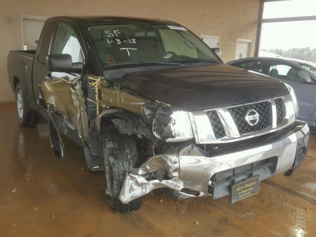 1N6AA0CA4CN302918 - 2012 NISSAN TITAN S BLACK photo 1