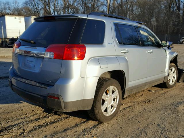 2GKFLXEKXE6179249 - 2014 GMC TERRAIN SL BLUE photo 4