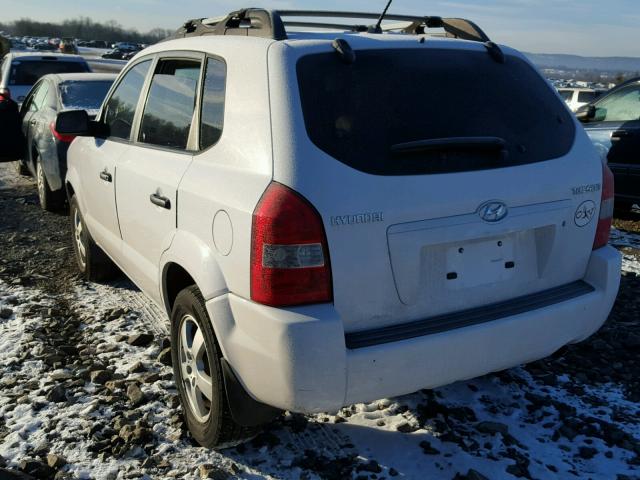 KM8JM12B26U464305 - 2006 HYUNDAI TUCSON GL WHITE photo 3