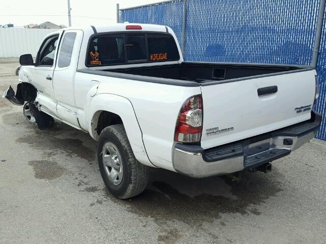 5TETU62N09Z635066 - 2009 TOYOTA TACOMA PRE WHITE photo 3