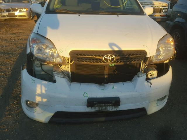 2T1KR30E98C713184 - 2008 TOYOTA COROLLA MA WHITE photo 9