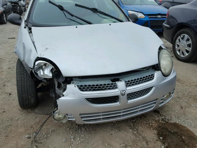 1B3ES56C23D165920 - 2003 DODGE NEON SXT SILVER photo 9