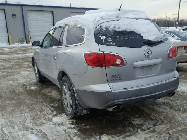 5GAEV23708J218197 - 2008 BUICK ENCLAVE CX GRAY photo 3