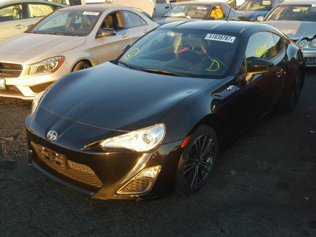 JF1ZNAA10D2706360 - 2013 TOYOTA SCION FR-S შავი ფოტო 2