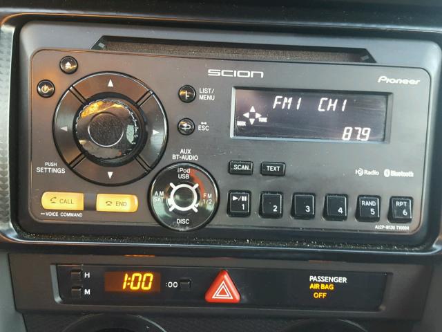 JF1ZNAA10D2706360 - 2013 TOYOTA SCION FR-S შავი ფოტო 9