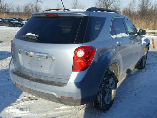 2GNALBEK3F6317862 - 2015 CHEVROLET EQUINOX LT BLUE photo 4